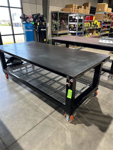 metal fabrication table design|4x8 fabrication table.